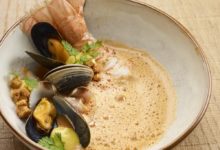 Bisque geparfumeerd met basilicum