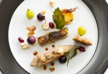 Gebakken fazant met druiven en witloof