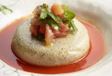 Flan van kippenlevers