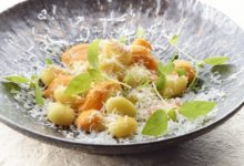 Gnocci van pompoen, parmezaan en lemon cress