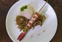 Zoetwatergarnaal met Gueuze en Thaise aroma's