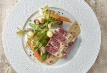 Entrecote van Rubia Gallega met rozepepersaus
