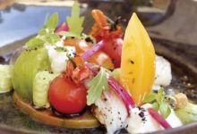 Pekelharing met burrata