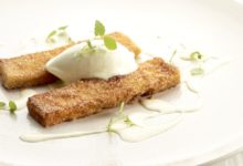 Verloren brood crème anglaise