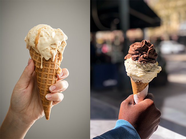 verschil tussen gelato en roomijs