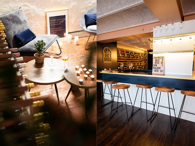 The tasting room