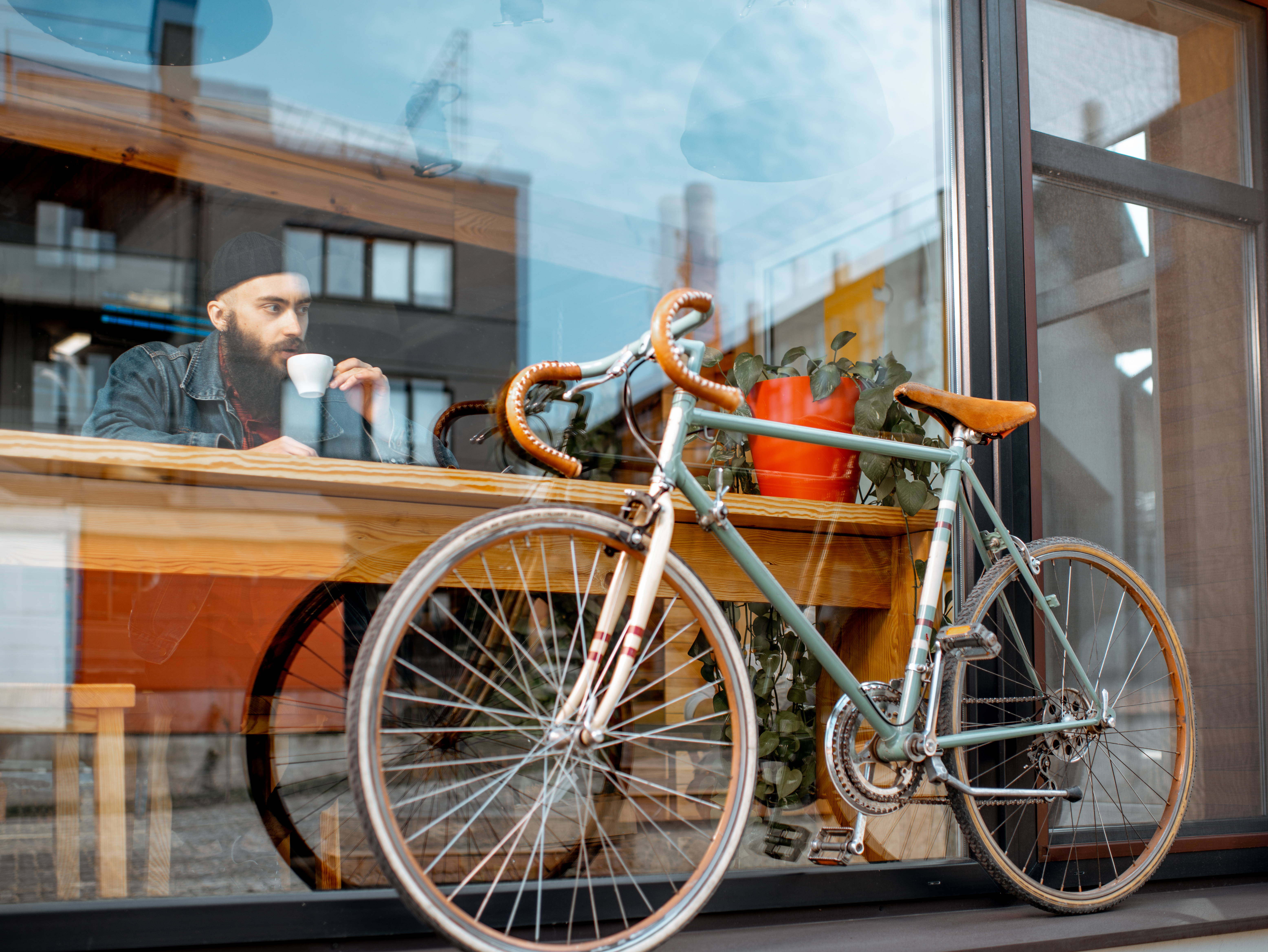 koffie-en fietsbars