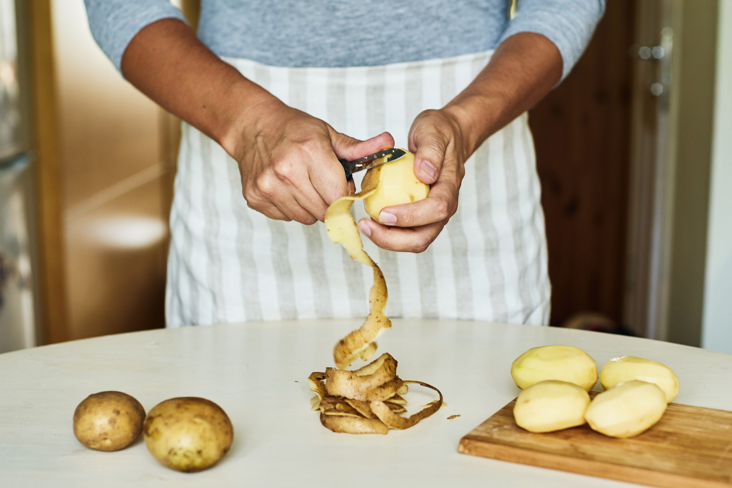 aardappelen schillen