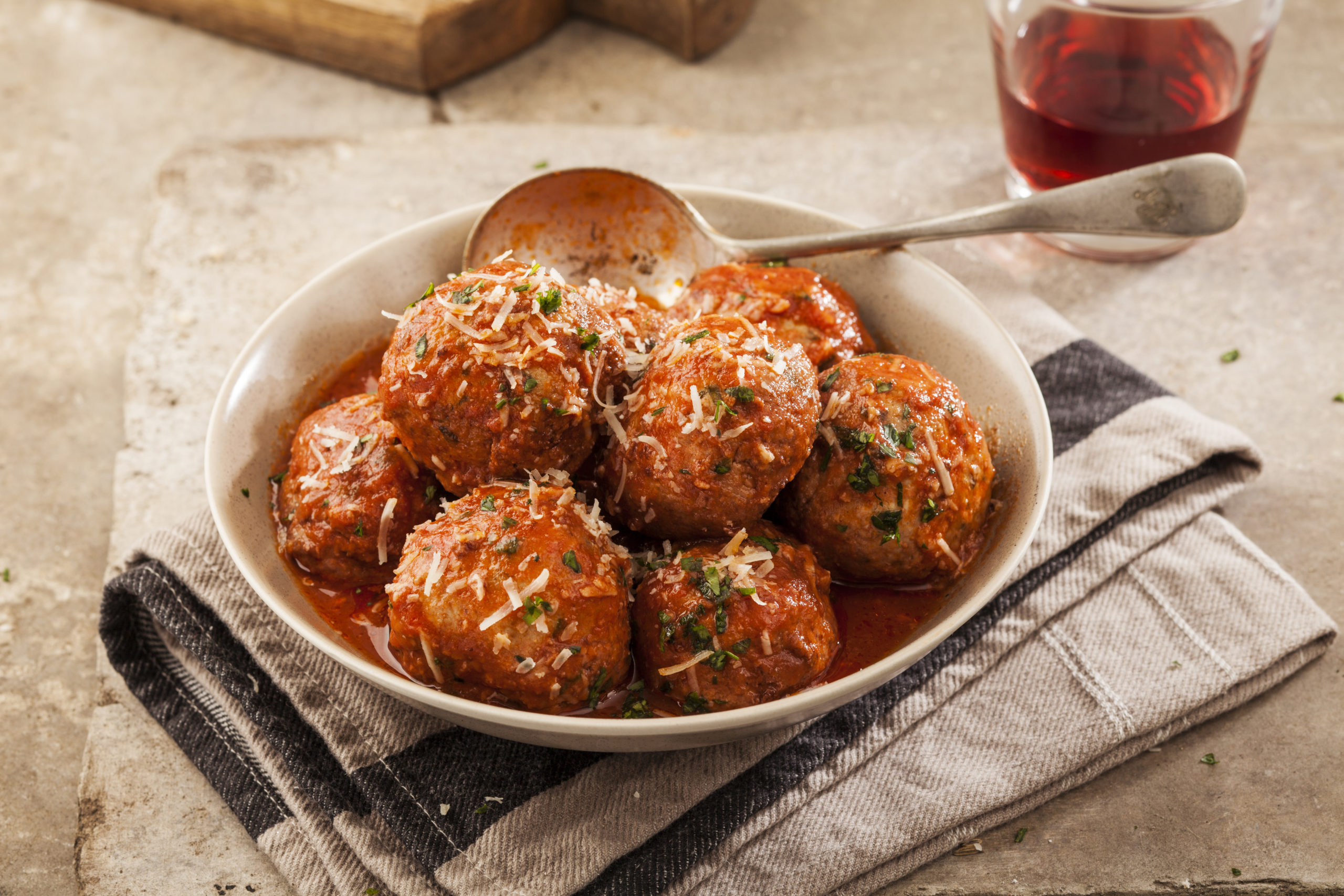 Balletjes in tomatensaus