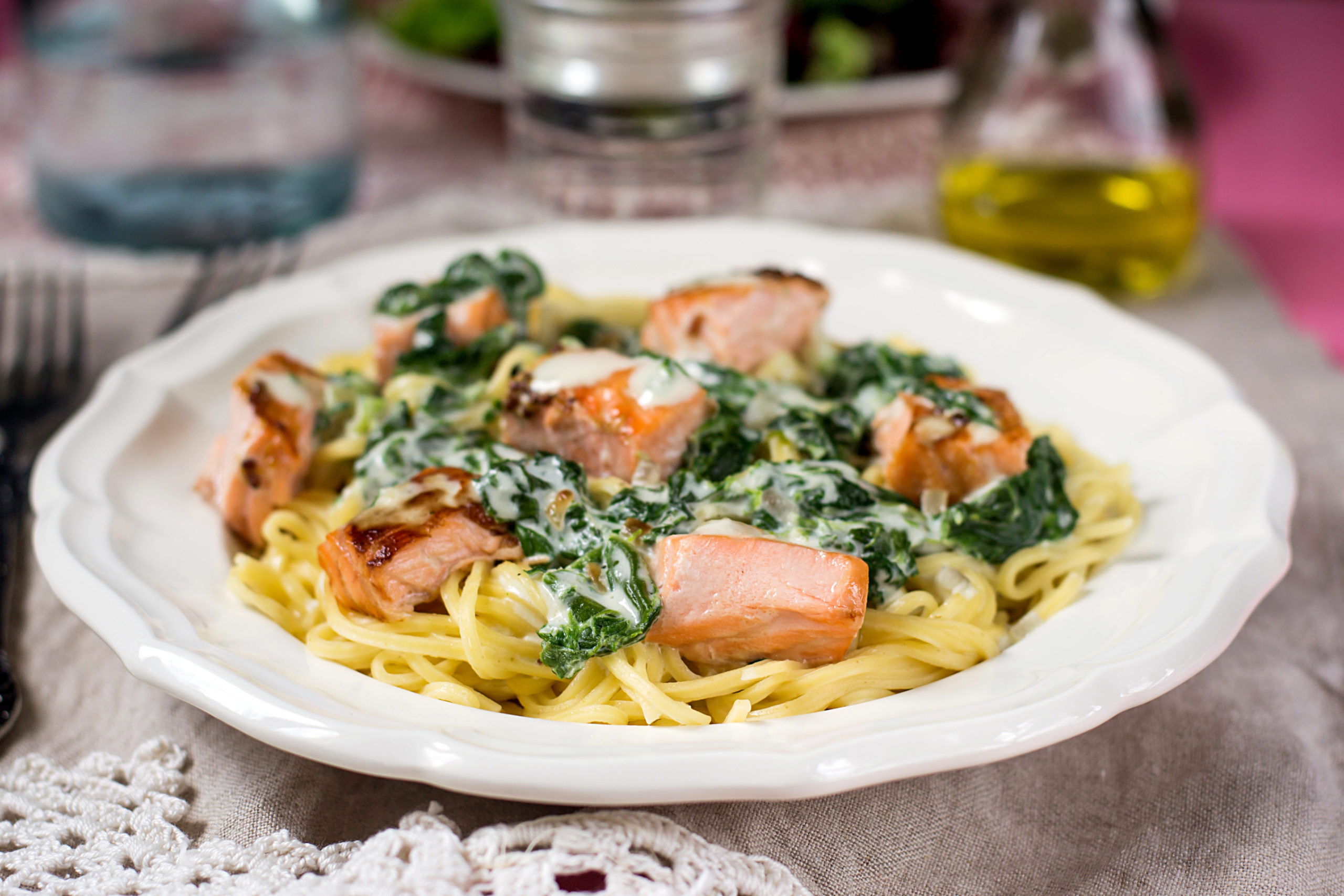 Pasta zalm