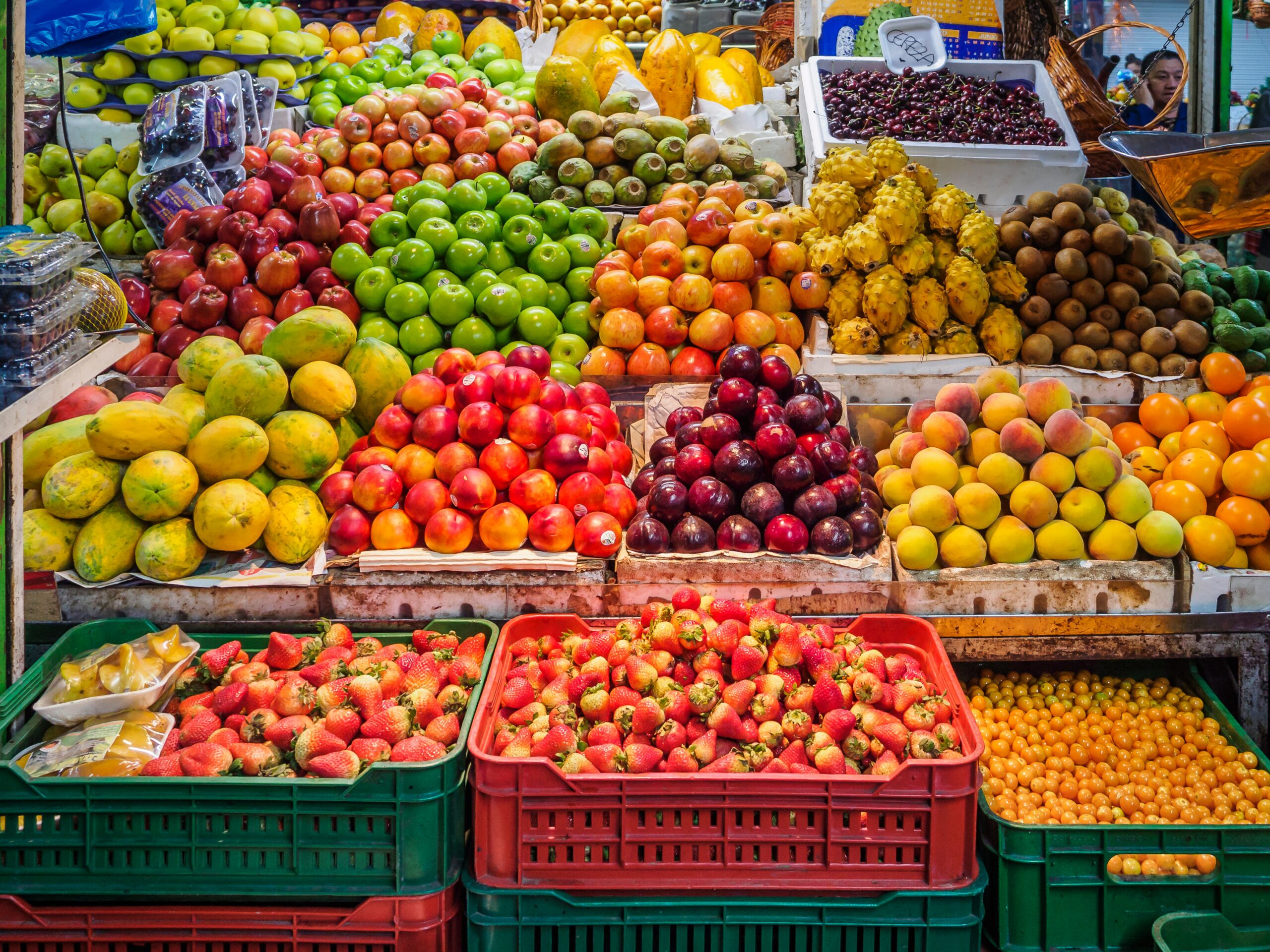 fruit na het avondeten