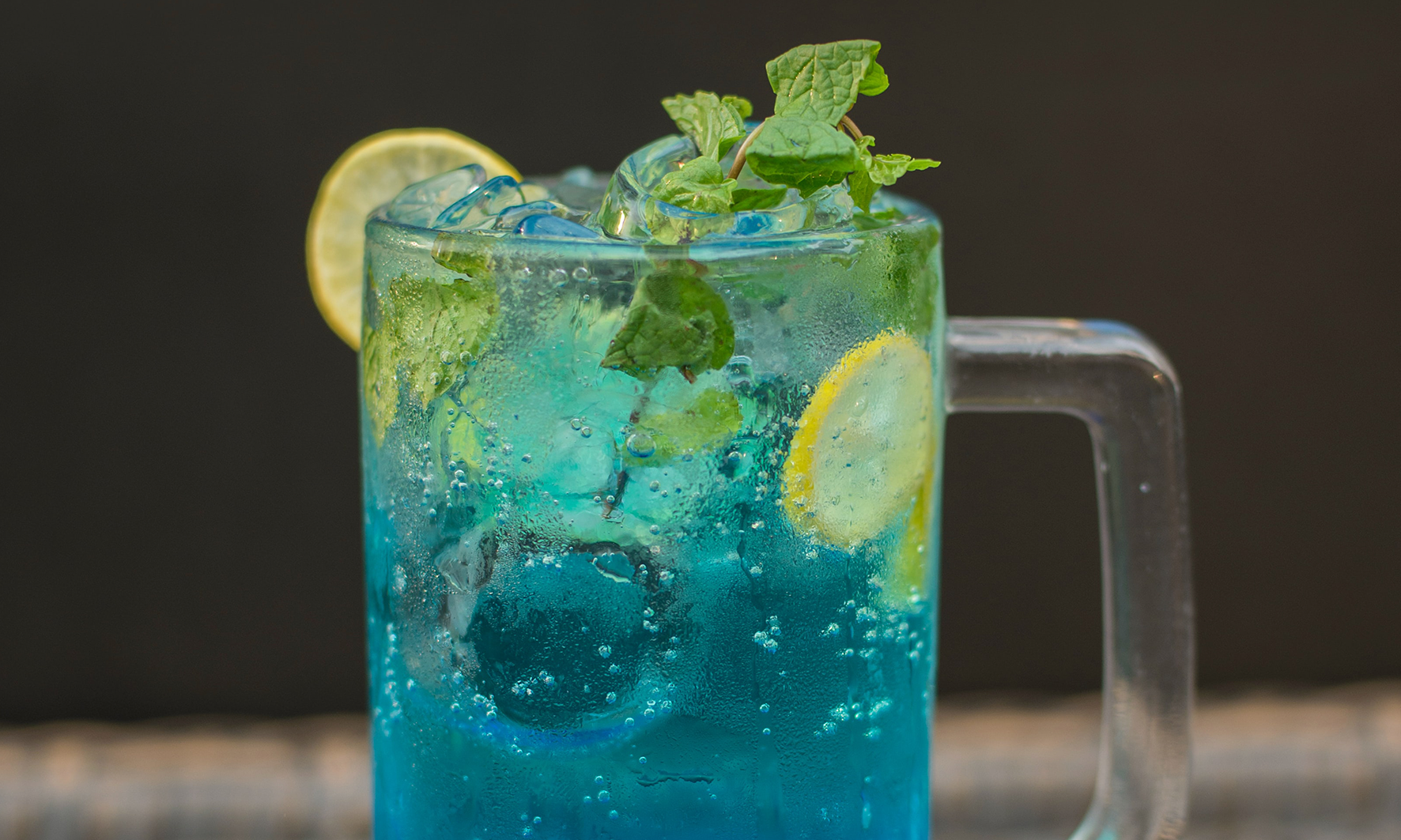 blauwe cocktail