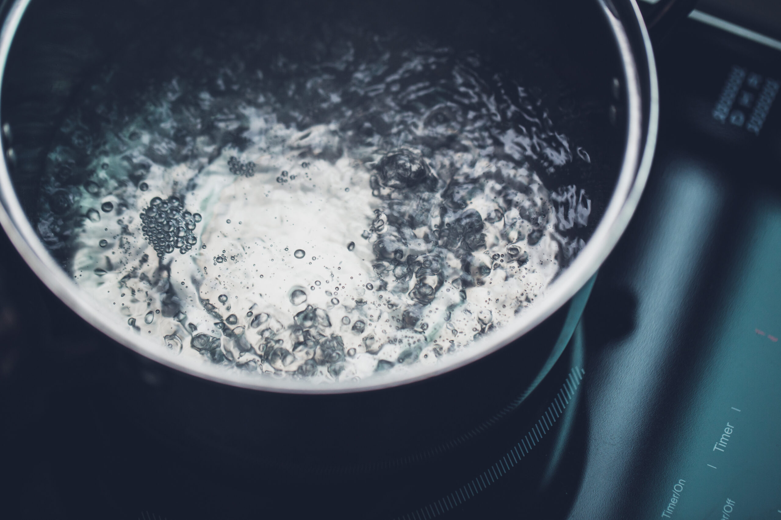 laat nooit meer water overkoken