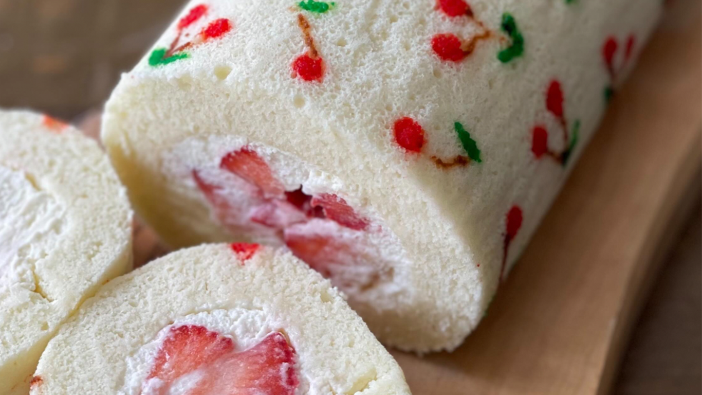 cherry cake roll
