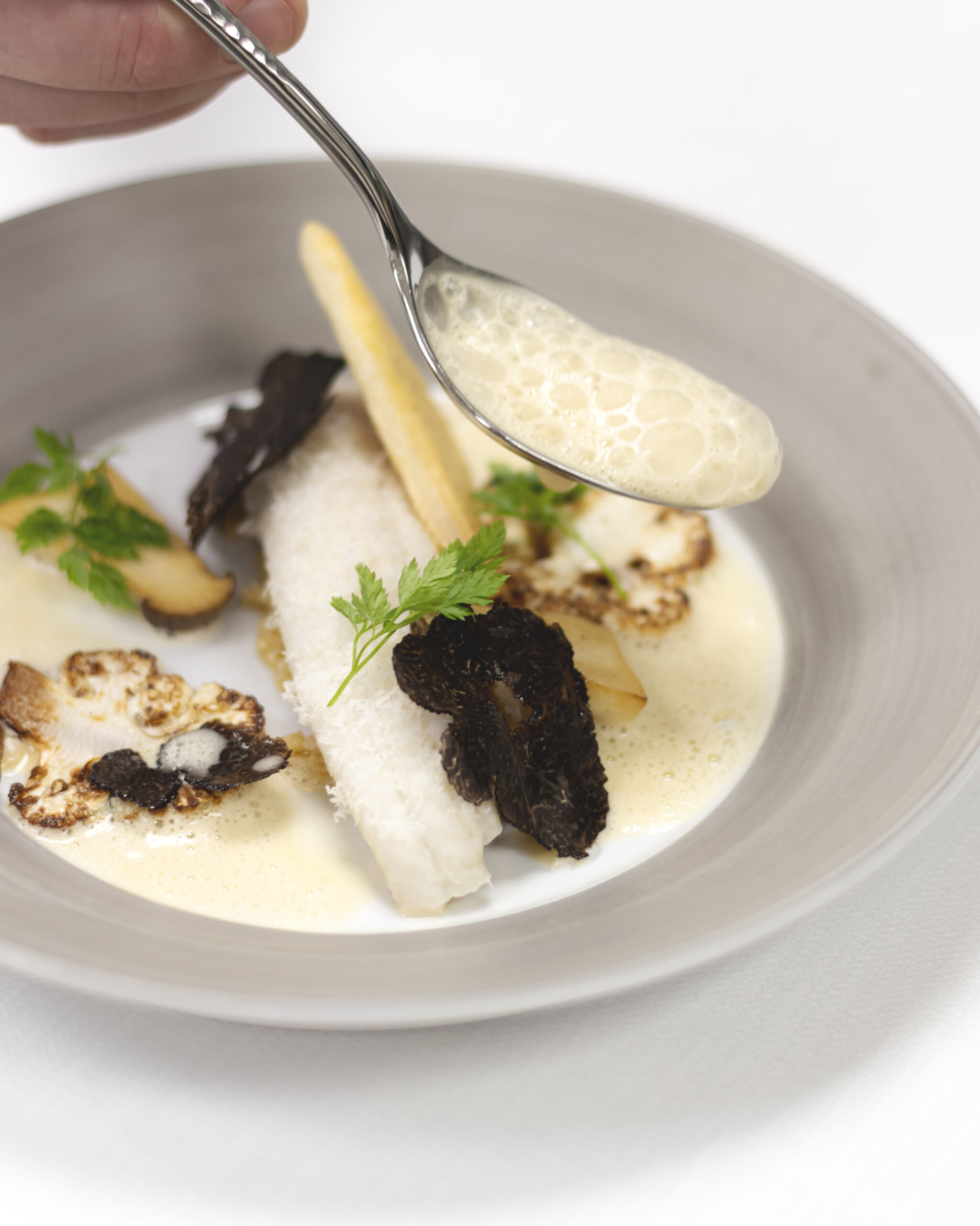gerecht van restaurant La Belle