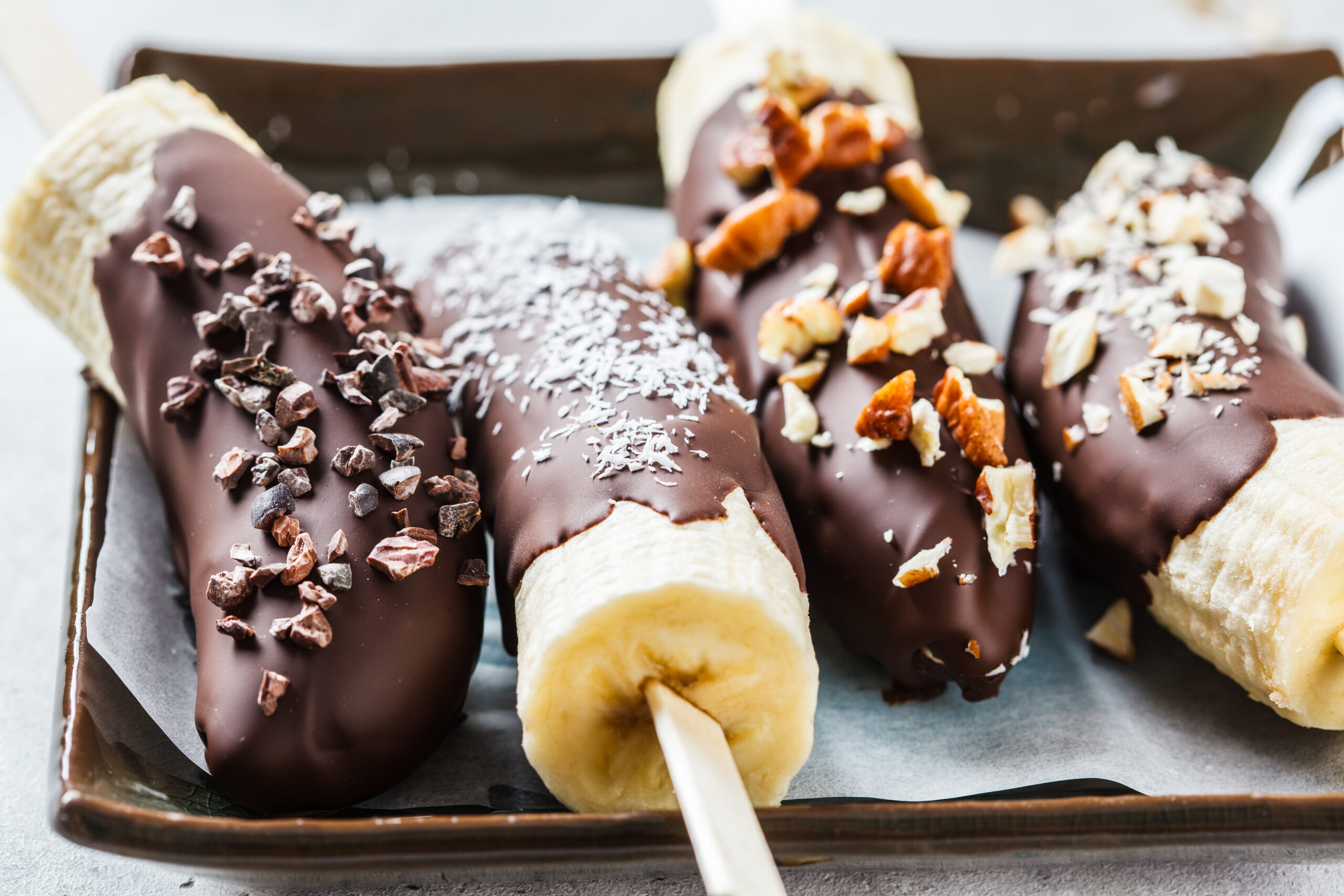 snack pindakaas banaan